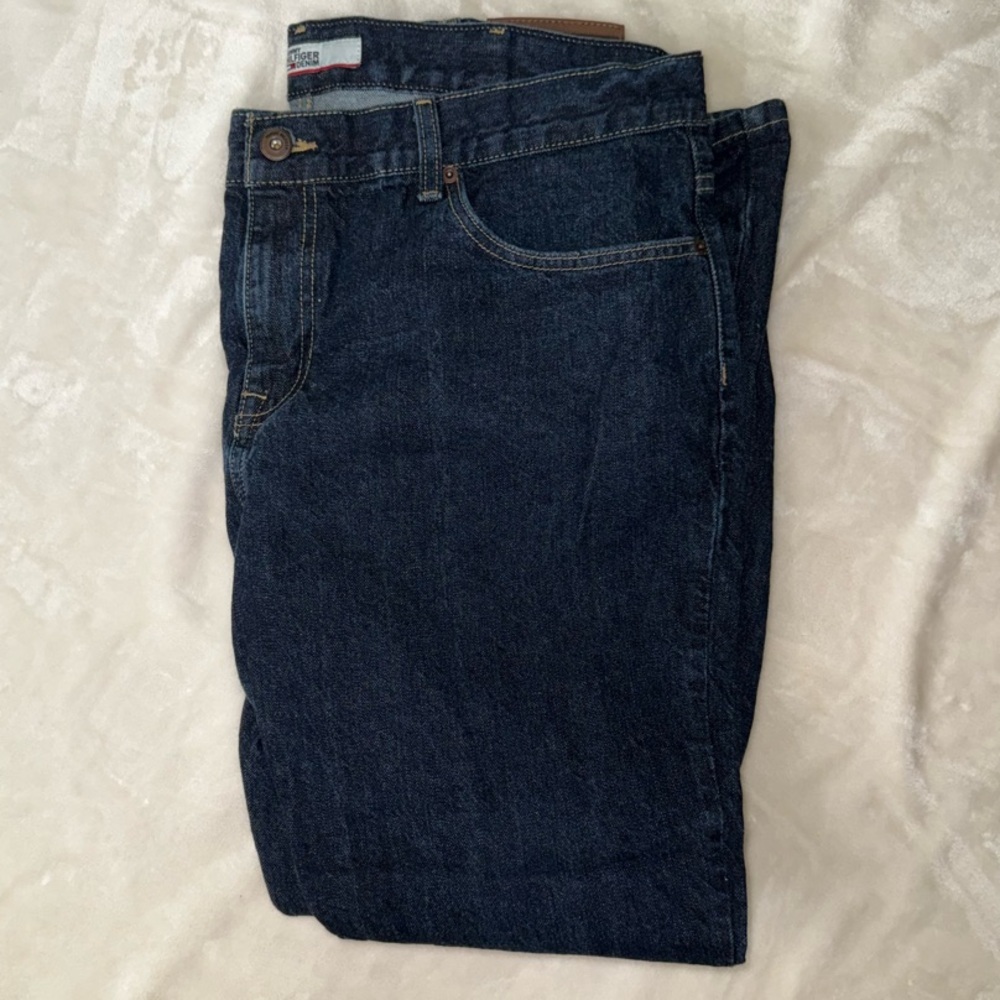 Straight Blue Jeans